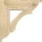 Ekena Millwork Imperial Traditional Rough Sawn Bracket w/ Offset Brace, Douglas Fir, 8"W x 26"D x 26"H BKT0806X26X26IMP01RDF - alternate 4